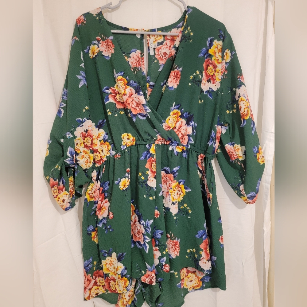 Iris Flower Romper